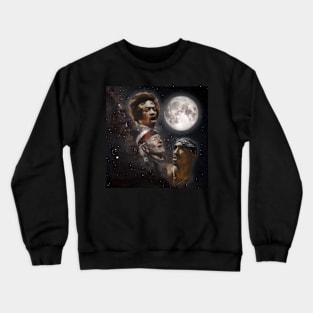 Three Headband Moon Crewneck Sweatshirt